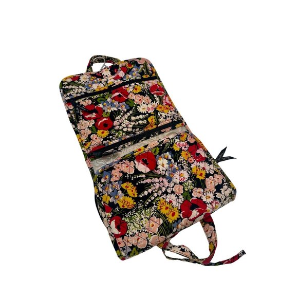 Vera Bradley Poppy Fields Hanging Organizer Travel Toiletry Bag Dorm Cosmetic - Picture 5 of 7